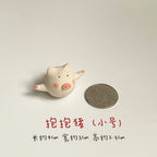 Pig figurines | Cute pig plush toys - PetCeramicArt