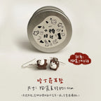 Handmade earrings | Ceramic animal designs - PetCeramicArt