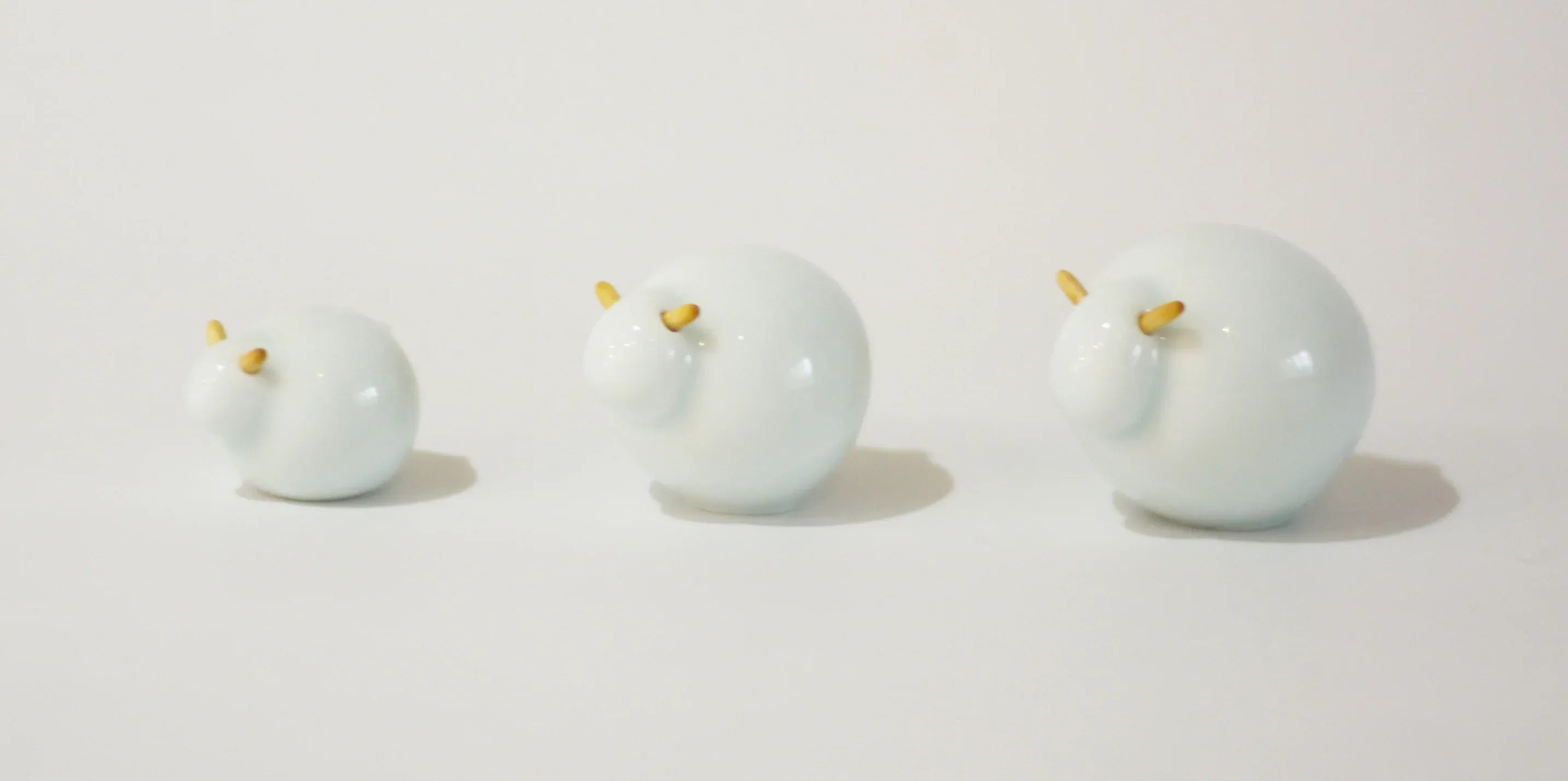 Ceramic sheep figurine | Cute mascot doll - PetCeramicArt