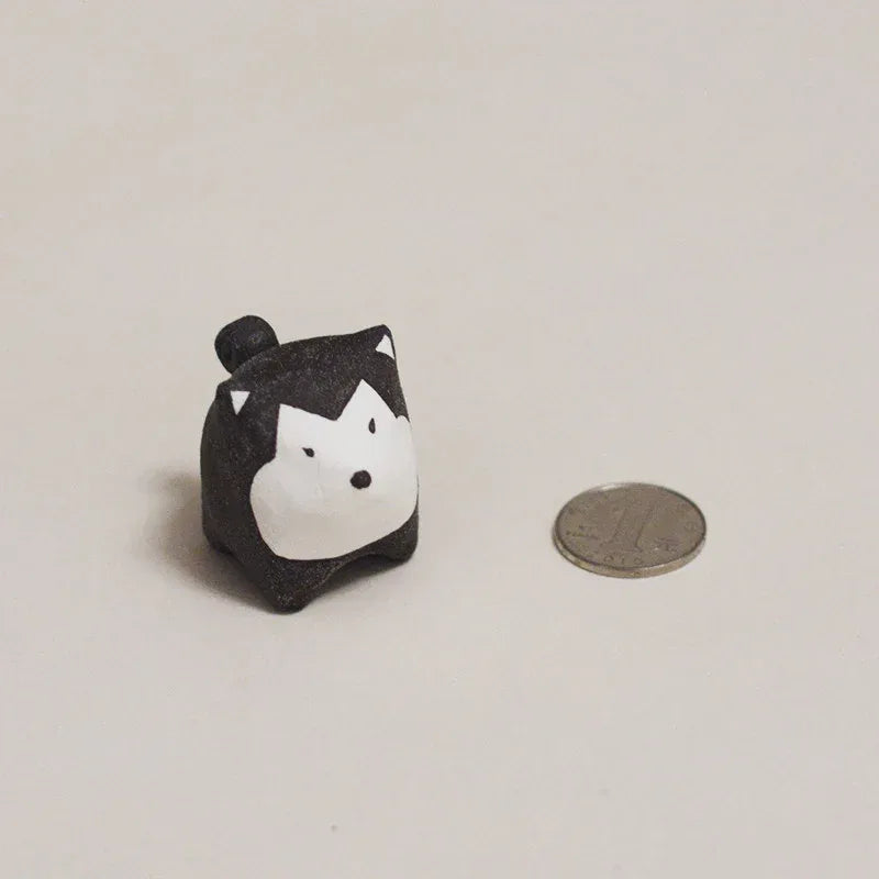 Husky ceramic figurine | Handmade gift - PetCeramicArt