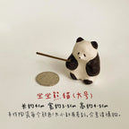 Panda ceramic ornament - PetCeramicArt