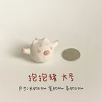 Pig figurines | Cute pig plush toys - PetCeramicArt