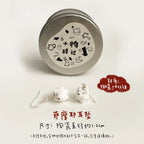 Handmade earrings | Ceramic animal designs - PetCeramicArt