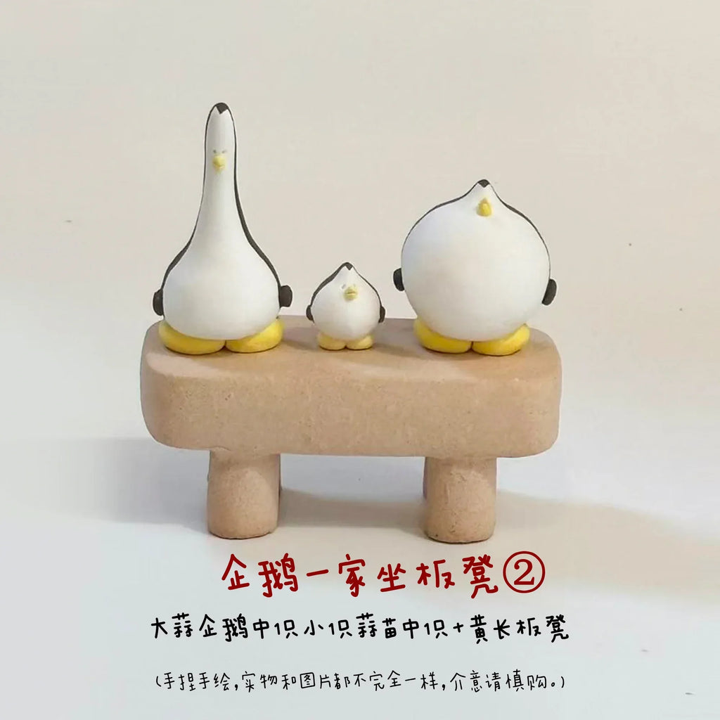 Ceramic Penguin | Handmade Desktop Decoration - PetCeramicArt