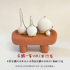 Ceramic Penguin | Handmade Desktop Decoration - PetCeramicArt