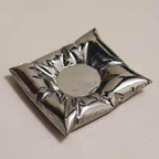 Ceramic candle holder base | Pillow shape - PetCeramicArt