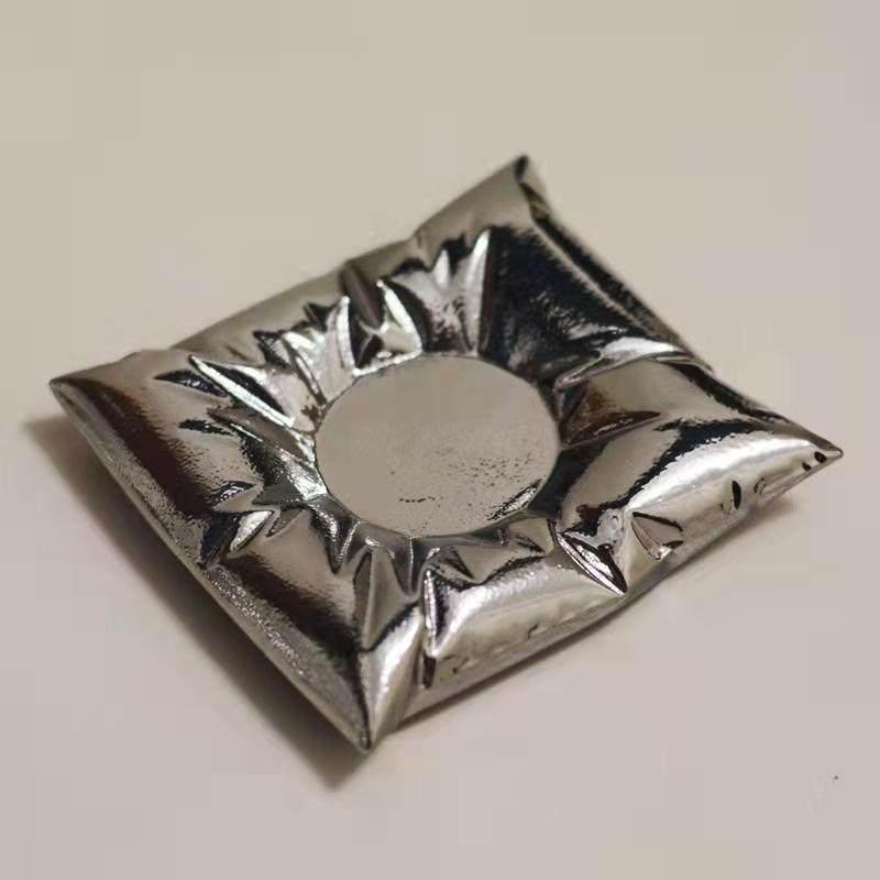 Ceramic candle holder base | Pillow shape - PetCeramicArt