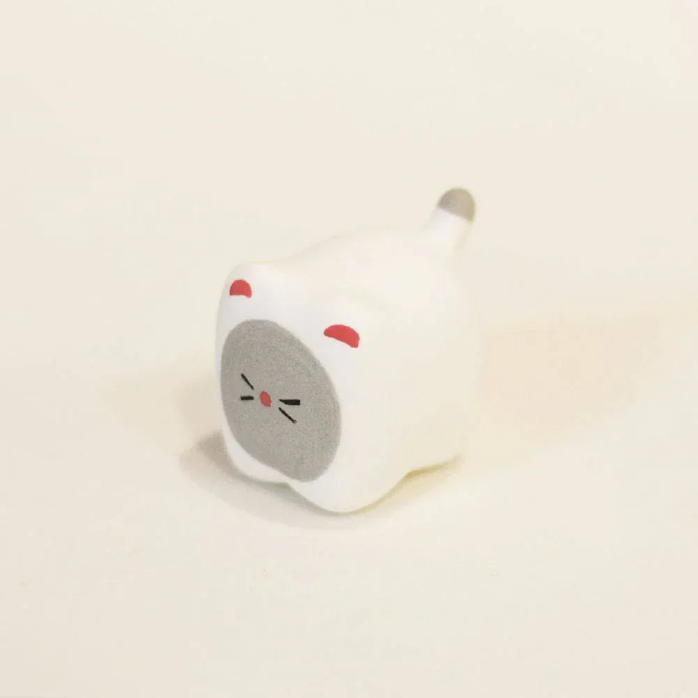Ceramic cat figurine | Handmade animal ornament - PetCeramicArt