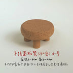 Clay stool | Handmade decoration - PetCeramicArt