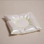 Ceramic candle holder base | Pillow shape - PetCeramicArt