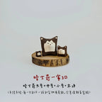 Husky ceramic figurine | Handmade gift - PetCeramicArt