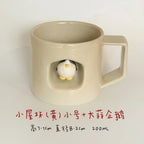 Magnetic dog-shaped coffee cup - PetCeramicArt