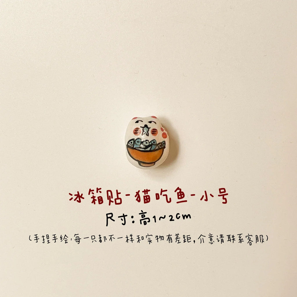 Ceramic Refrigerator Magnets | Handmade Gifts - PetCeramicArt