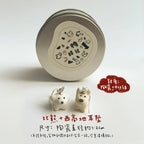 Handmade earrings | Ceramic animal designs - PetCeramicArt