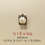 Ceramic dog | Handmade refrigerator magnet - PetCeramicArt