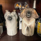 Custom Portrait Dog Storage Jar/Urn