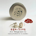 Handmade earrings | Ceramic animal designs - PetCeramicArt