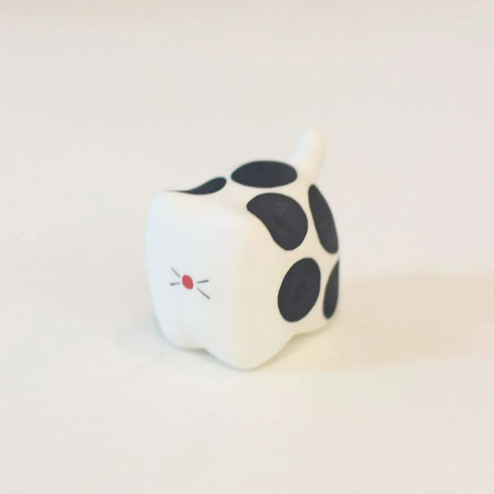 Ceramic cat figurine | Handmade animal ornament - PetCeramicArt