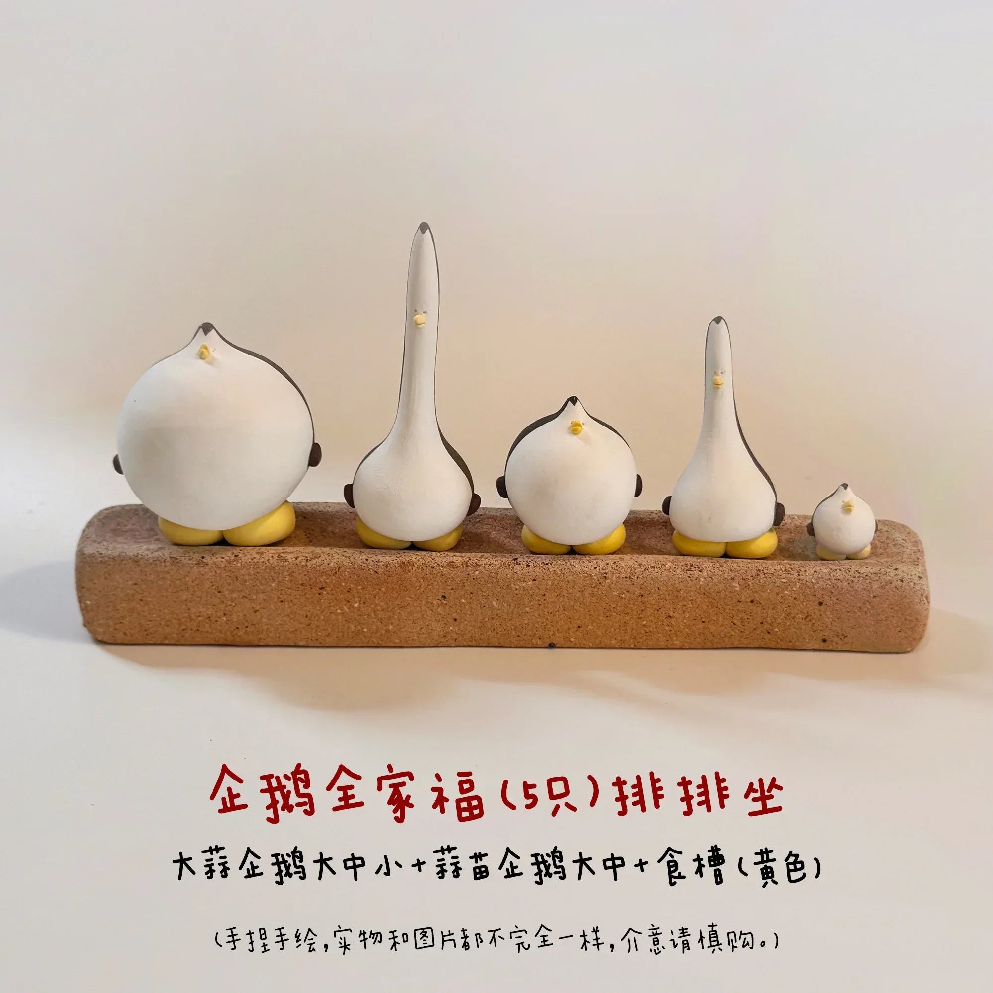 Ceramic Penguin | Handmade Desktop Decoration - PetCeramicArt