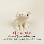 Sitting dog | Handmade ceramic - PetCeramicArt