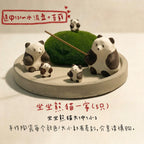 Handmade Gifts | Ceramic Panda Doll Set - PetCeramicArt