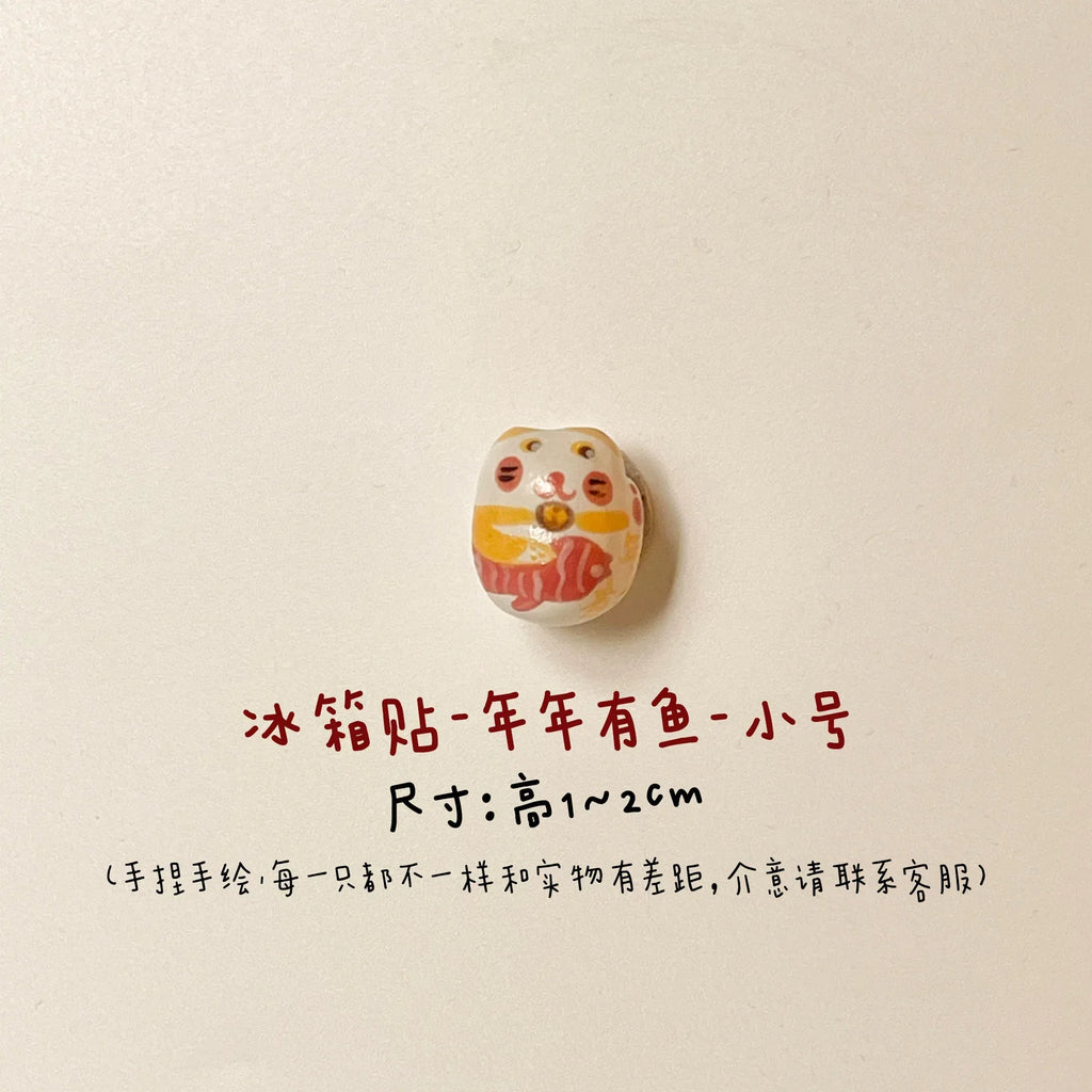 Ceramic Refrigerator Magnets | Handmade Gifts - PetCeramicArt