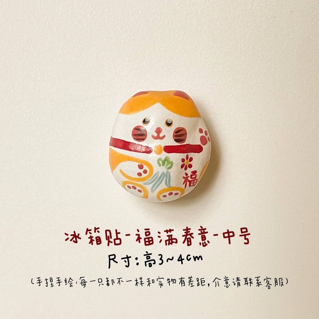 Ceramic Refrigerator Magnets | Handmade Gifts - PetCeramicArt