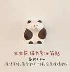 Handmade Ceramics | Panda Refrigerator Magnet - PetCeramicArt