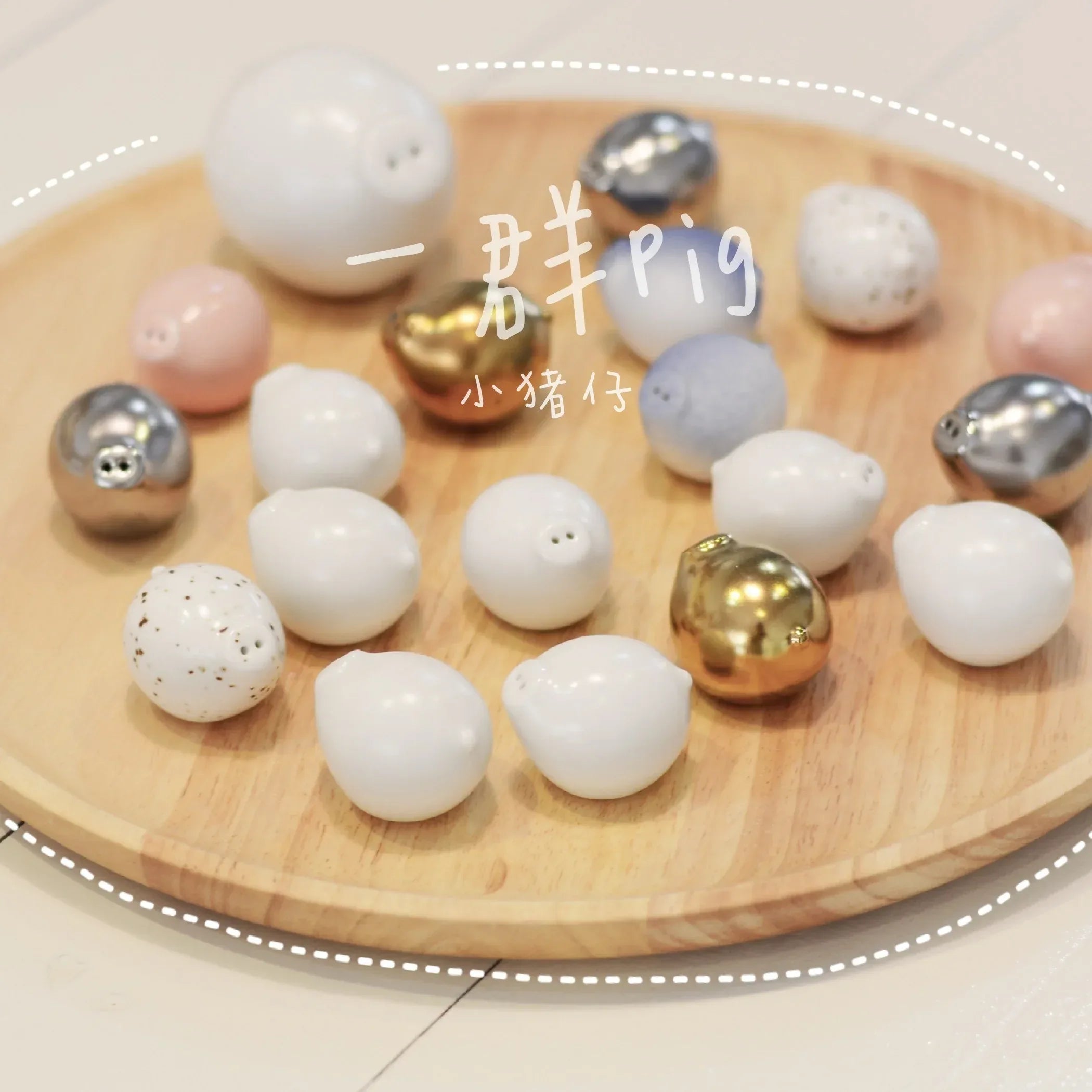 Ceramic pig figurine | A cute lucky charm - PetCeramicArt