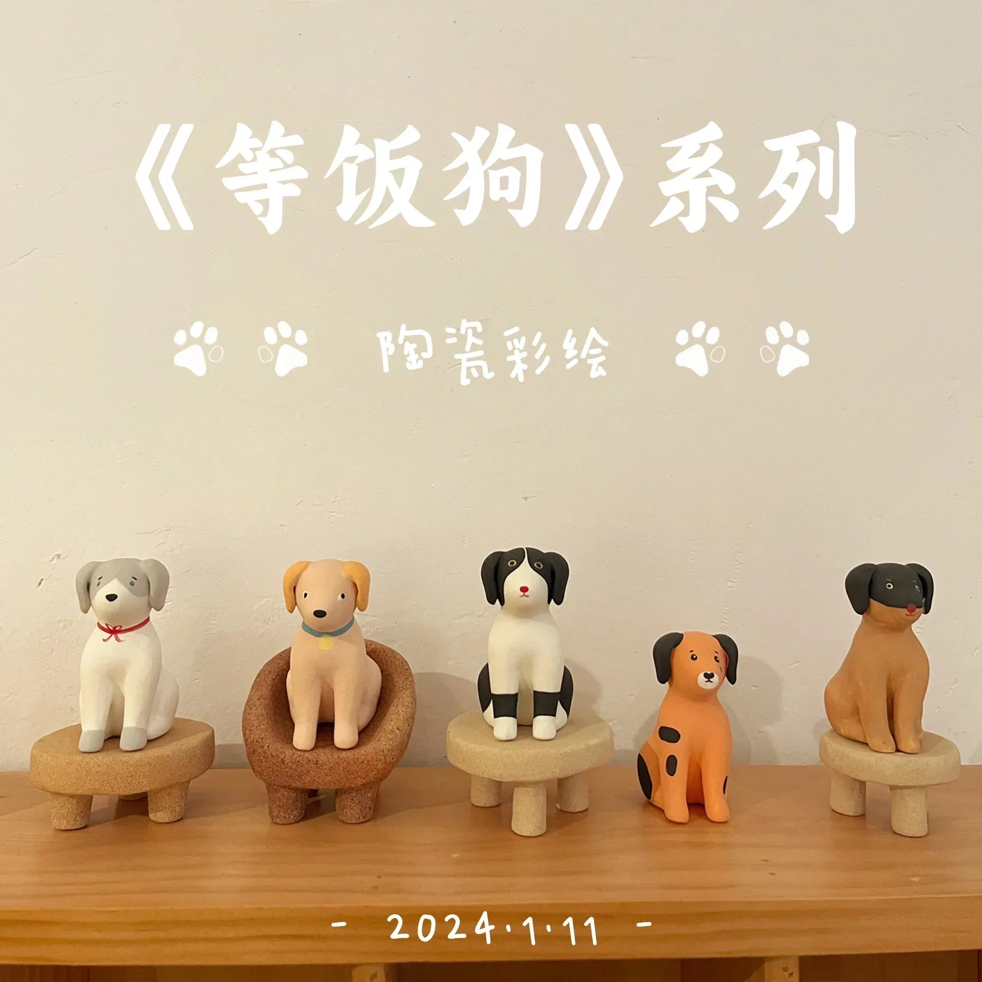 Ceramic dog figurines - PetCeramicArt