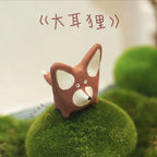 Big-eared fox ceramic ornament - PetCeramicArt