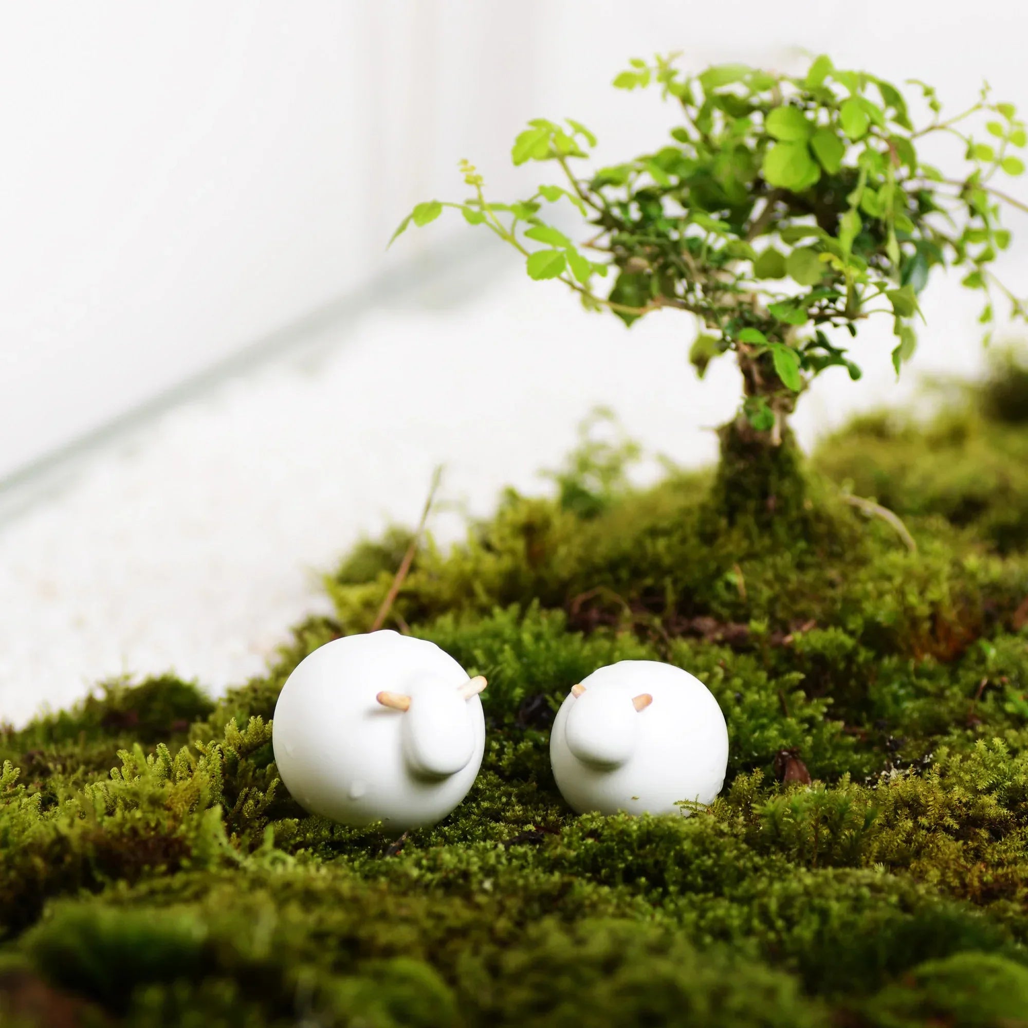 Ceramic sheep figurine | Cute mascot doll - PetCeramicArt