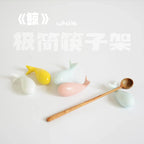 Little Whale | Spoon and Chopstick Rest - PetCeramicArt