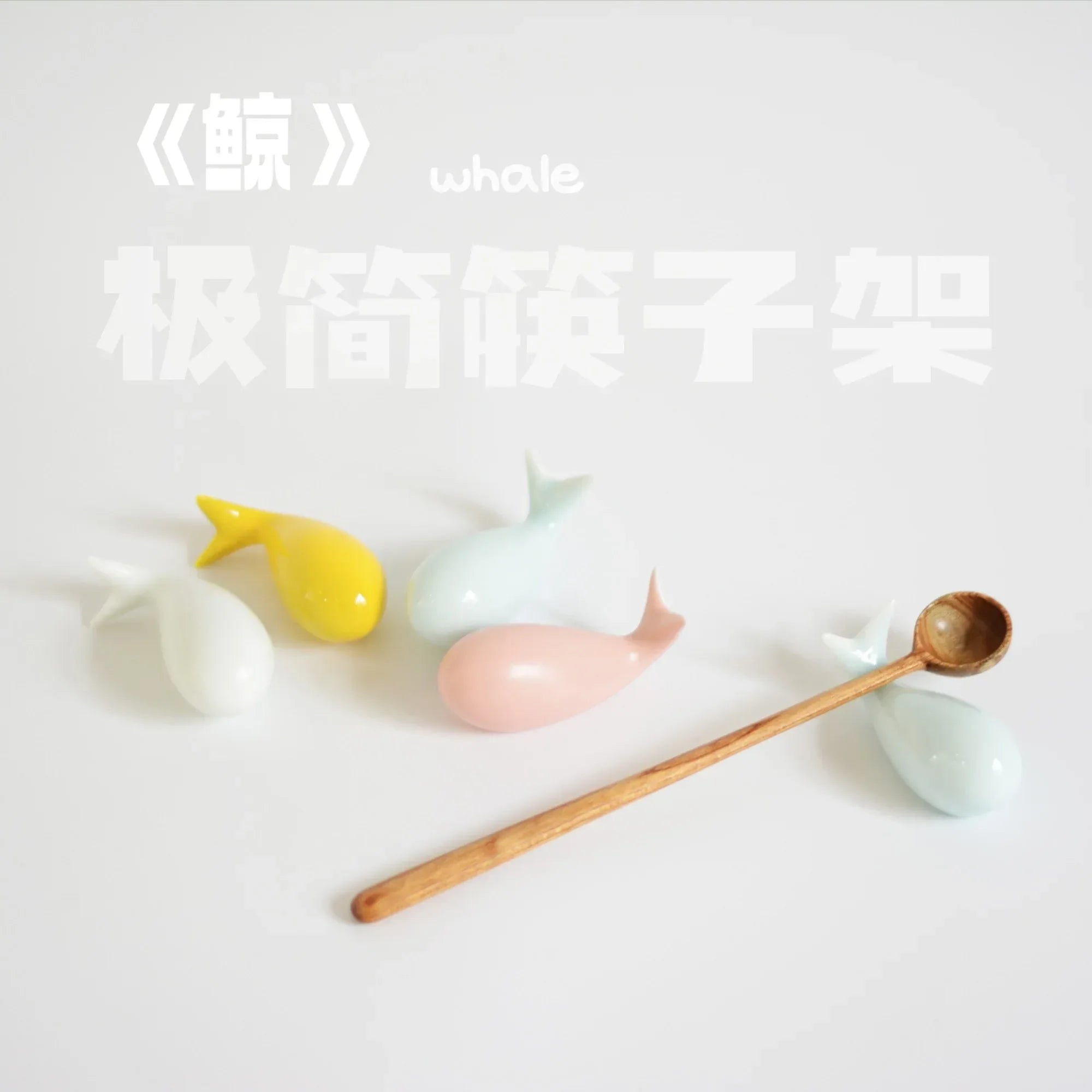 Little Whale | Spoon and Chopstick Rest - PetCeramicArt