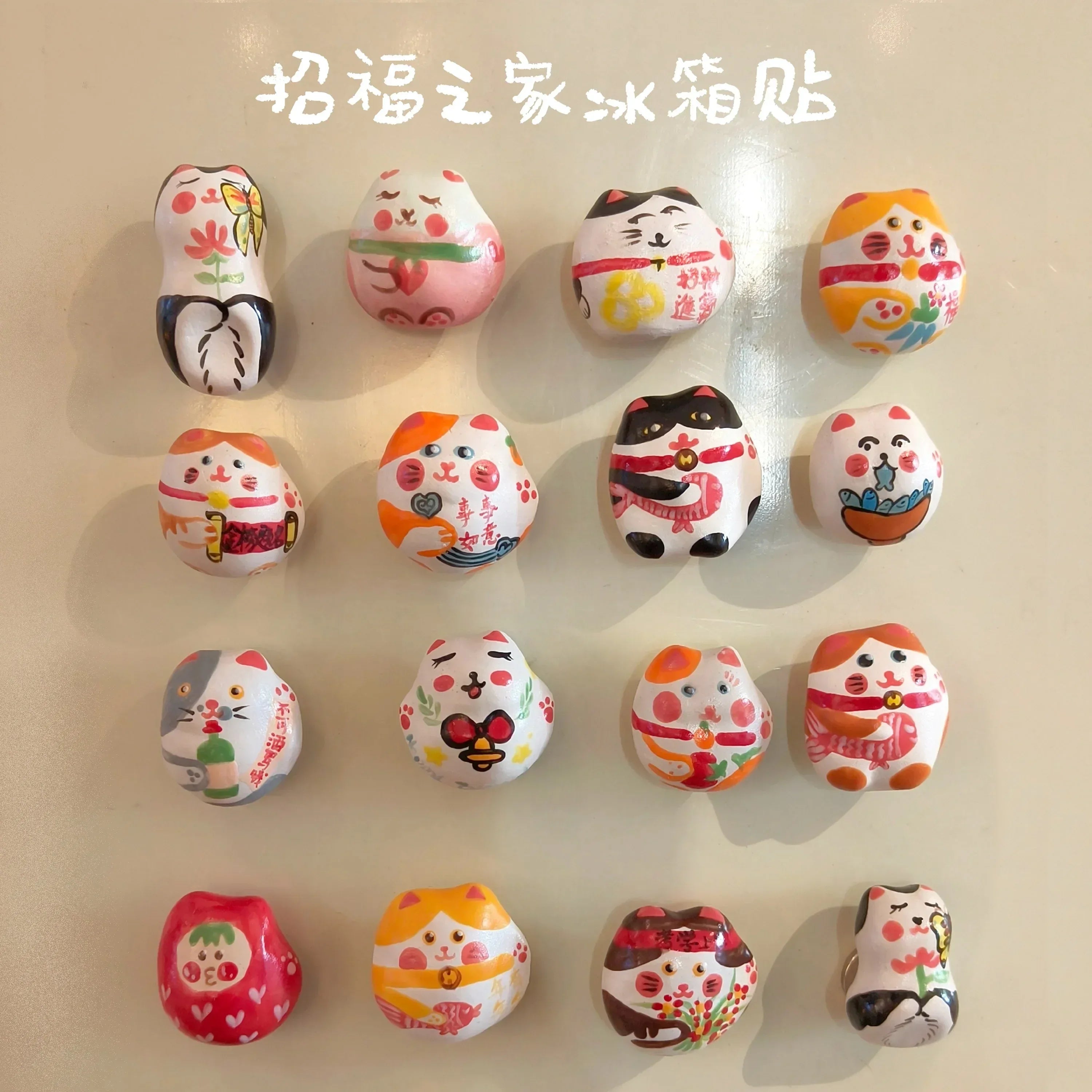 Ceramic Refrigerator Magnets | Handmade Gifts - PetCeramicArt
