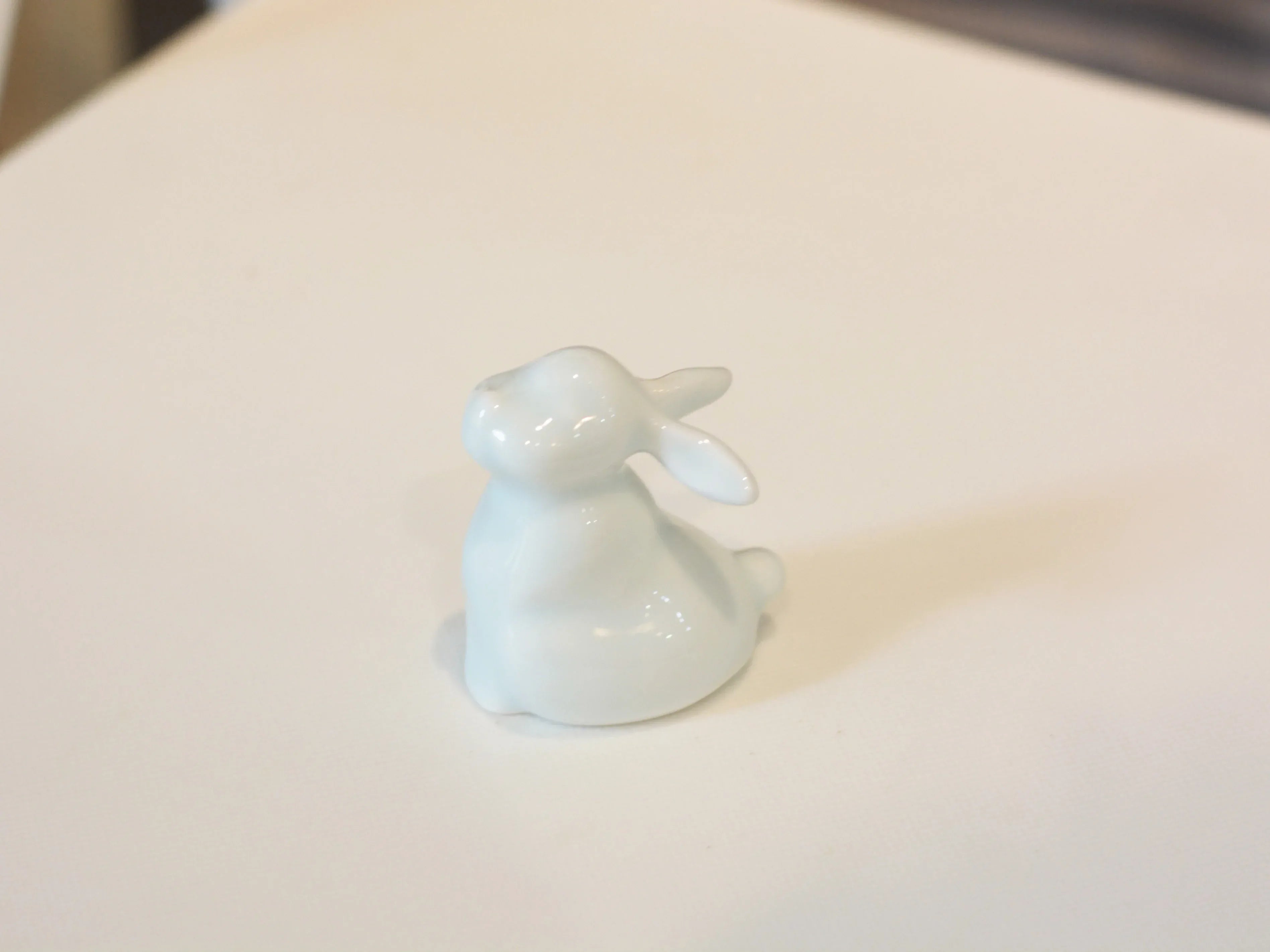Jade Rabbit Ceramic Ornament | Desktop Decoration - PetCeramicArt