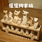 Strange dog ceramic ornament - PetCeramicArt