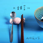 Candy-shaped ceramic chopstick rest - PetCeramicArt