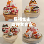 Lucky Cat Figurine | Handmade Gift Set - PetCeramicArt