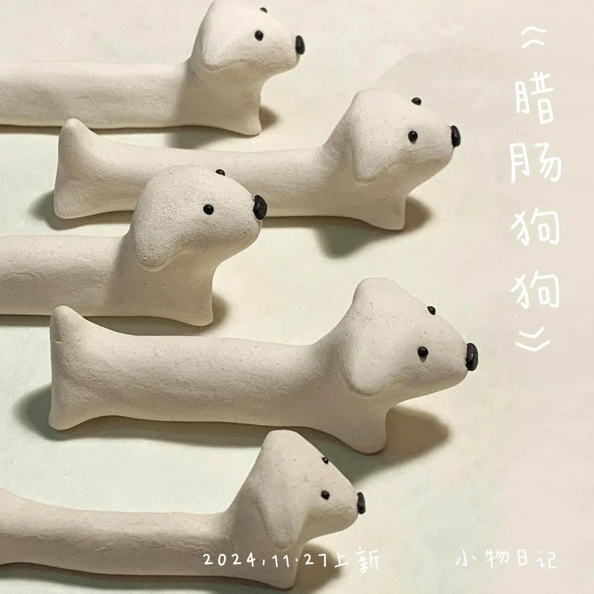 Dachshund ceramic ornament - PetCeramicArt