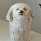 Custom Portrait Dog Storage Jar/Urn