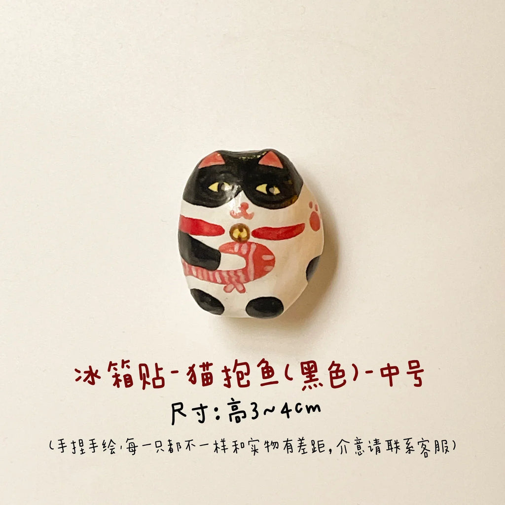 Ceramic Refrigerator Magnets | Handmade Gifts - PetCeramicArt