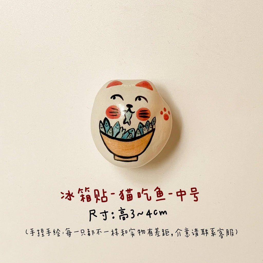 Ceramic Refrigerator Magnets | Handmade Gifts - PetCeramicArt