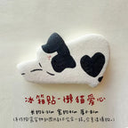 Cat refrigerator magnets - PetCeramicArt