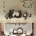 Husky ceramic figurine | Handmade gift - PetCeramicArt