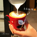 Fox coffee cup - PetCeramicArt