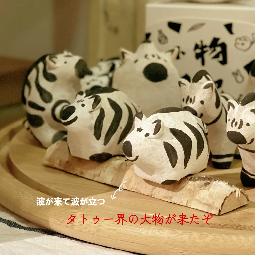 Handmade ceramic | Zebra figurine - PetCeramicArt