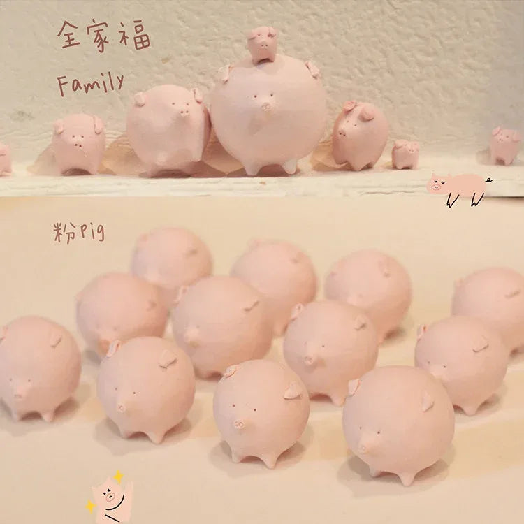 Ceramic pig figurine | Handmade doll - PetCeramicArt