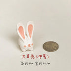 Ceramic ornaments | Rabbit incense holder - PetCeramicArt