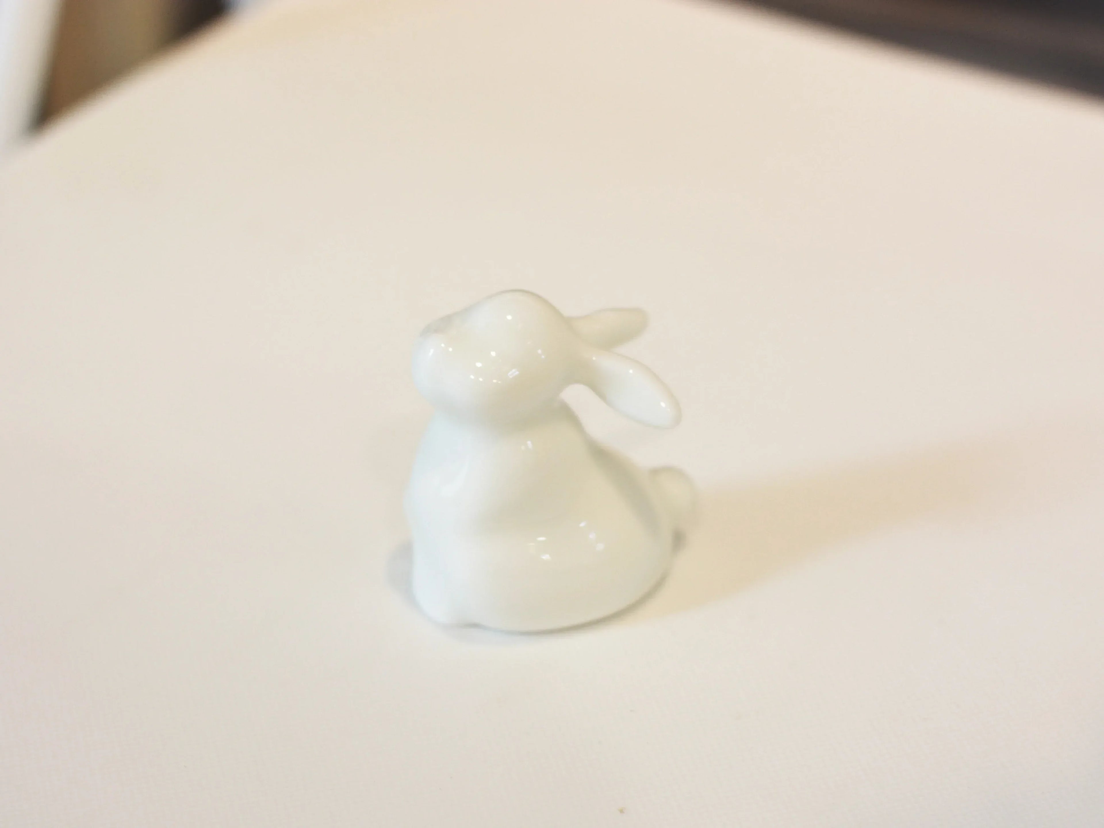 Jade Rabbit Ceramic Ornament | Desktop Decoration - PetCeramicArt